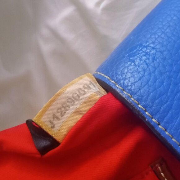 Dooney & Bourke Blue and Brown Shoulder Bag - Picture 10 of 16